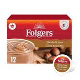 Folgers Hazelnut Cream K-Cup Coffee Pods 12 Count
