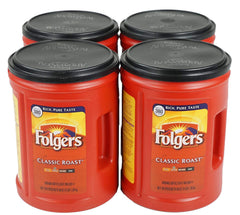 Folgers, Classic Medium Roast Coffee, 48 oz, 4 Cans