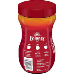 Folgers Classic Roast Instant Coffee Crystals, 8 Ounces (Pack of 2)