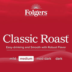 Folgers Classic Medium Roast Ground Coffee, 10.3 Oz 175th Anniversary Limited Edition Metal Can