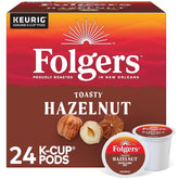 Folgers Hazelnut Cream Keurig K-Cup Portion Pack, 24 Count