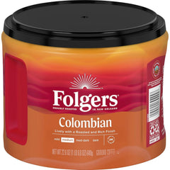 Folgers Colombian Medium Roast Coffee, 22.6 Ounces (Pack of 6)