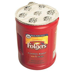 Folgers Classic Medium Roast Ground Coffee, 48 Ounce (Pack of 2)