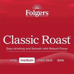 Folgers Coffee, Classic Roast, 40.3 oz Can